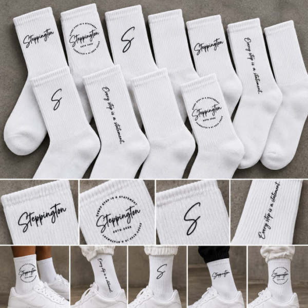 Screenshot 2026-10-06 060751 Statement Script Crew Socks (Multi-Pack)